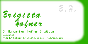 brigitta hofner business card